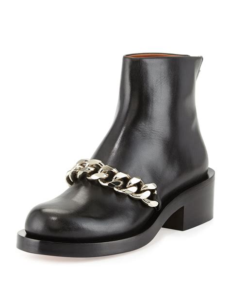 givenchy ankle boots with chain